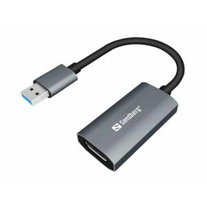 Sandberg HDMI Capture Link(F) do USB-A 2.0 (M) konvertor vyobraziť