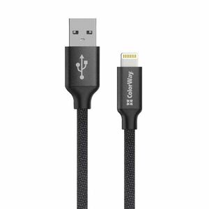 COLORWAY KABEL USB APPLE LIGHTNING 2.4A 2M, CIERNY (CW-CBUL007-BK) vyobraziť