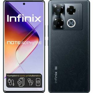 Infinix Note 40 PRO+ 5G 12+256 Obsidian Black vyobraziť