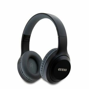 Guess Classic Silver Logo Bluetooth Stereo Headphone Black vyobraziť