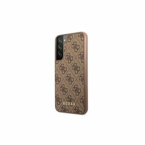 Guess case for Samsung Galaxy S22 GUHCS22SG4GFBR brown hard case 4G Metal Gold Logo vyobraziť