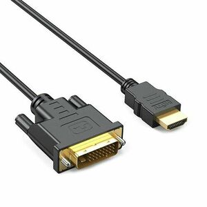 mobilNET prepojovací kábel/redukcia HDMI na DVI-D 24+1, 3m, čierny vyobraziť