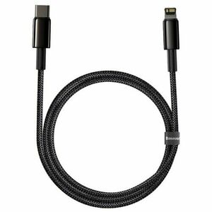 Baseus CATLWJ-A01 Tungsten Gold Fast Charge Kabel USB-C to Lightning 20W 2m Black vyobraziť