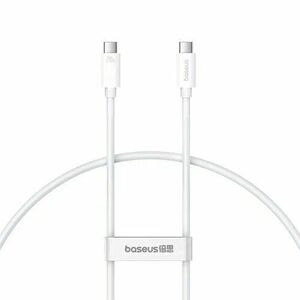 Baseus Superior Series 2 Fast Charging Datový Kabel USB-C - USB-C 240W 1m Moon White vyobraziť