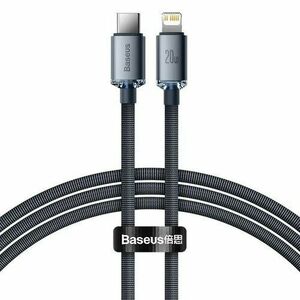 Baseus CAJY000201 Crystal Shine Series Datový Kabel USB-C - Lightning 20W 1, 2m Black vyobraziť