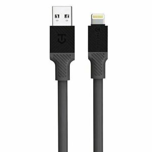 Tactical Fat Man Cable USB-A/Lightning 1m Grey vyobraziť