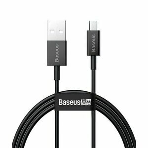 Baseus CAMYS-01 Superior Fast Charging Datový Kabel MicroUSB 2A 1m Black vyobraziť