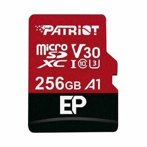 MicroSDXC karta PATRIOT 256GB V30 A1 Class 10 U3 100/80MB/s + adaptér vyobraziť