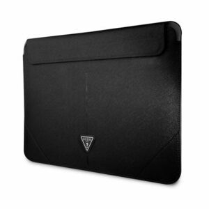 Guess Saffiano Triangle Metal Logo Computer Sleeve 13/14" Black vyobraziť