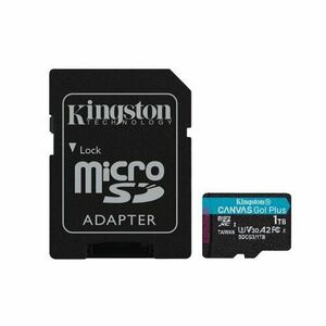 Kingston Canvas Go Plus/micro SDXC/1TB/UHS-I U3 / Class 10/+ Adaptér vyobraziť