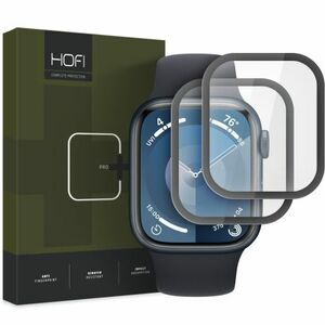 HOFI Hybrid 2x ochranné sklo na Apple Watch 7 / 8 / 9 45mm, čierne vyobraziť