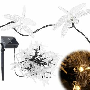 MG Dragonflies solárna reťaz 30 LED 6.5m, teplá biela vyobraziť