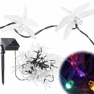 MG Dragonflies solárna reťaz 30 LED 6.5m, farebná vyobraziť