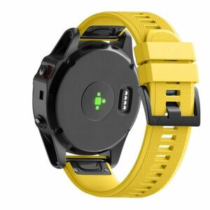 BStrap Silicone Acton remienok na Garmin Fenix 5, yellow amber (SGA001C10) vyobraziť