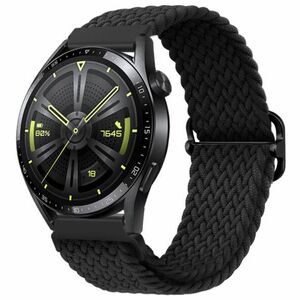 BStrap Elastic Nylon remienok na Xiaomi Amazfit GTR 42mm, black (SSG024C0103) vyobraziť