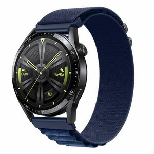 BStrap Nylon Loop remienok na Xiaomi Amazfit GTR Mini, navy blue vyobraziť