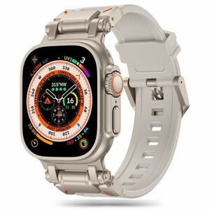 Tech-Protect Delta Pro remienok na Apple Watch 42/44/45/49mm, starlight / titanium vyobraziť
