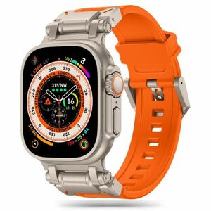 Tech-Protect Delta Pro remienok na Apple Watch 42/44/45/49mm, orange / titanium vyobraziť