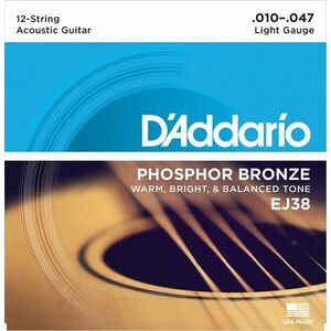 D'Addario EJ38 Struny pre akustickú gitaru vyobraziť