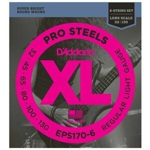 D'Addario EPS170-6 Struny pre 6-strunovú basgitaru vyobraziť