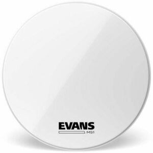 Evans BD22MS1W MS1 Marching Bass White 22" Blana na pochodové bicie vyobraziť