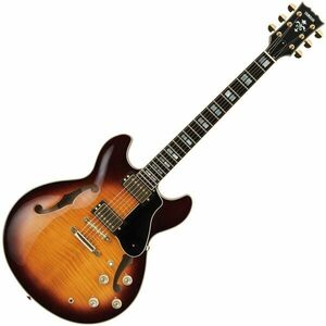 Yamaha SA2200-BS Brown Sunburst Semiakustická gitara vyobraziť