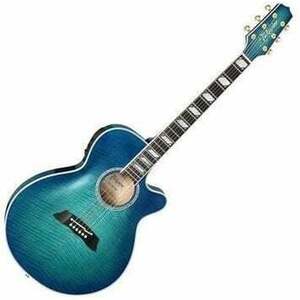 Takamine TSP178AC-SBB See Thru Blue Burst Elektroakustická gitara Jumbo vyobraziť