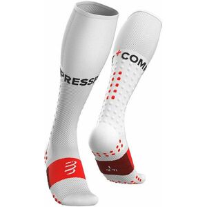 Compressport Full Run White T4 Bežecké ponožky vyobraziť