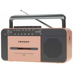 Crosley Cassette Player Rose Gold Retro rádio vyobraziť