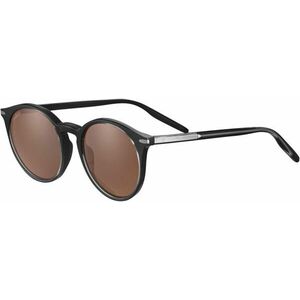 Serengeti Leonora Shiny Transparent Black/Mineral Polarized Drivers Lifestyle okuliare vyobraziť