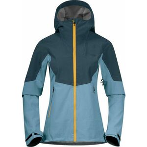 Bergans Senja Hybrid Softshell W Jacket Smoke Blue/Orion Blue/Light Golden Yellow S Lyžiarska bunda vyobraziť