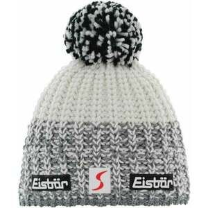 Eisbär Refocus Pompon SP Beanie Grey/White/Black UNI Lyžiarska čiapka vyobraziť