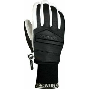 Snowlife Classic Leather Glove Black/White XL Lyžiarske rukavice vyobraziť