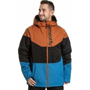 Meatfly Hoax Premium SNB & Ski Jacket Brown/Black/Blue XL Lyžiarska bunda vyobraziť