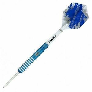 Unicorn Darts Silverstar Blue Tungsten 80% Steeltip 25 g Šípky vyobraziť