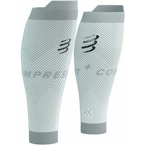 Compressport R2 Oxygen White/Nebel Grey T1 Bežecké návleky na lýtka vyobraziť