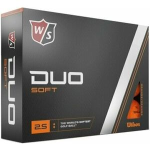 Wilson Staff Duo Soft Golf Balls Orange Standard Golfové lopty vyobraziť