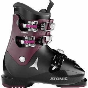 Atomic Hawx Kids 3 Black/Violet/Pink 22/22, 5 Zjazdové lyžiarky vyobraziť