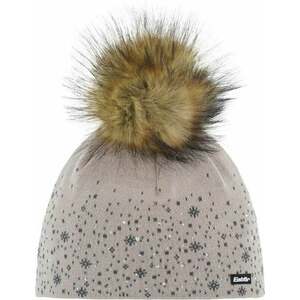 Eisbär Rana Lux Crystal Beanie Brushed Silver/Anthrazit/Beige UNI Lyžiarska čiapka vyobraziť