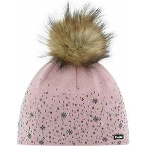 Eisbär Rana Lux Crystal Beanie Pink Clay/Anthrazit/Beige UNI Lyžiarska čiapka vyobraziť