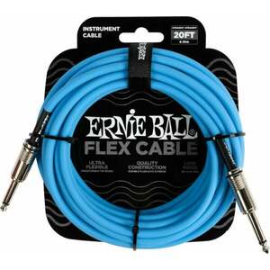 Ernie Ball Flex Instrument Cable Straight/Straight 6 m Rovný - Rovný Nástrojový kábel vyobraziť