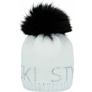 Sportalm Aris Ski Womens Beanie with Fur Optical White UNI Lyžiarska čiapka vyobraziť