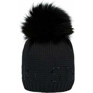 Sportalm Aris Ski Womens Beanie with Fur Black UNI Lyžiarska čiapka vyobraziť