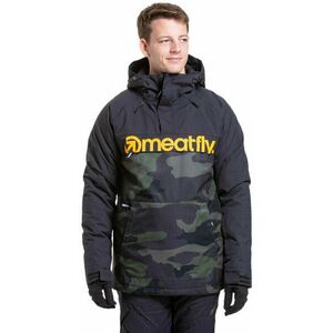 Meatfly Slinger Mens SNB and Ski Jacket Rampage Camo L Lyžiarska bunda vyobraziť