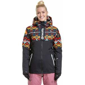 Meatfly Kirsten Womens SNB and Ski Jacket Black S Lyžiarska bunda vyobraziť