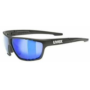 UVEX Sportstyle 706 CV Black Mat/Colorvision Mirror Blue Cyklistické okuliare vyobraziť