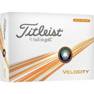 Titleist Velocity 2024 Orange Golfové lopty vyobraziť