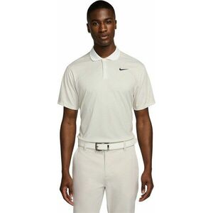 Nike Dri-Fit Victory Texture Mens White/Black L Polo košeľa vyobraziť