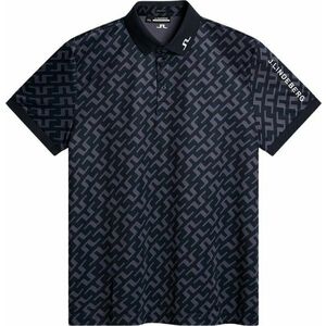 J.Lindeberg Tour Tech Regular Fit Print Bias Bridge Navy 2XL Polo košeľa vyobraziť