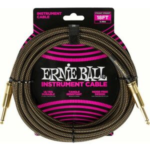 Ernie Ball Braided Instrument Cable Straight/Straight 5, 5 m Rovný - Rovný Nástrojový kábel vyobraziť